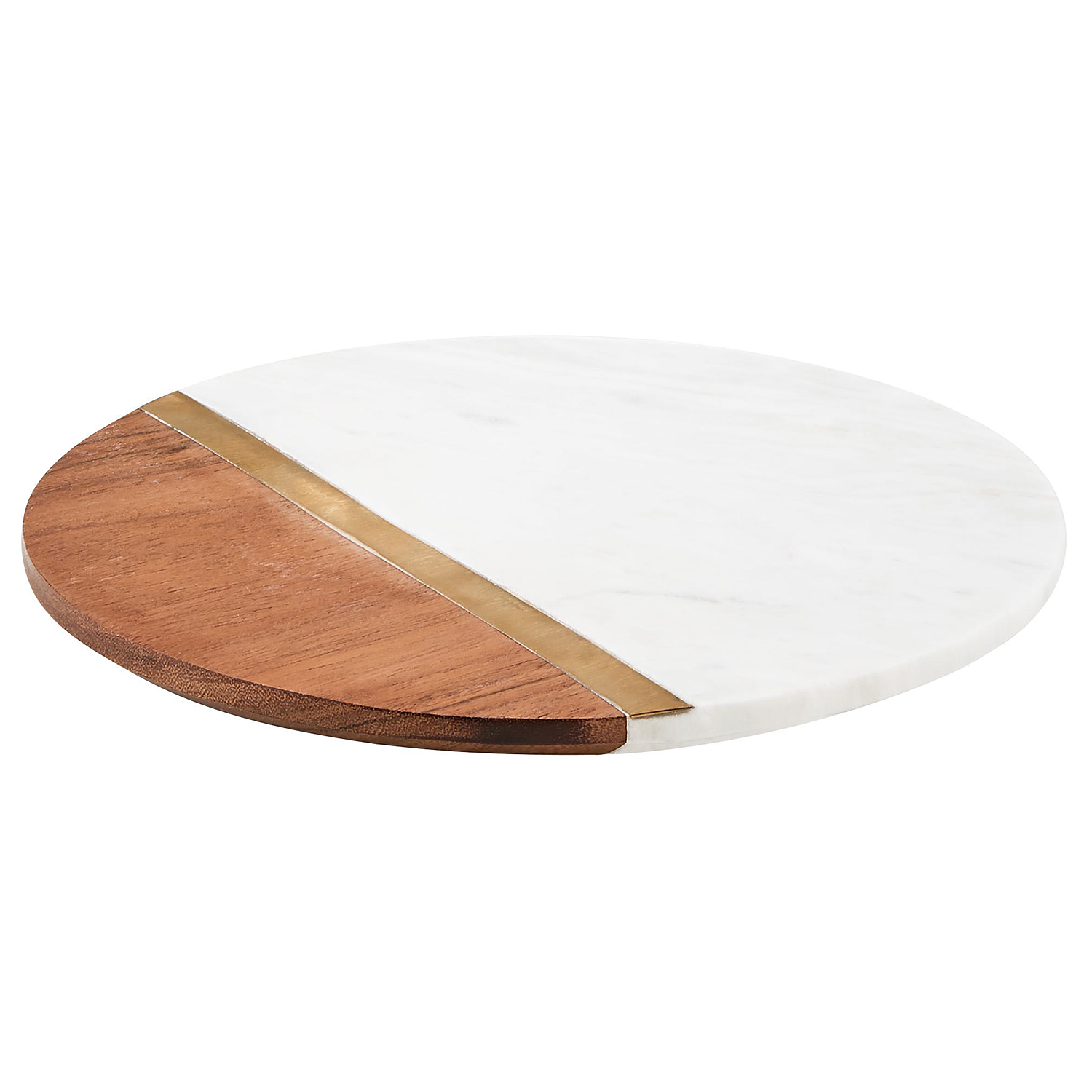 MARBLE KITCHEN suport farfurie marmura/lemn Ø30cm