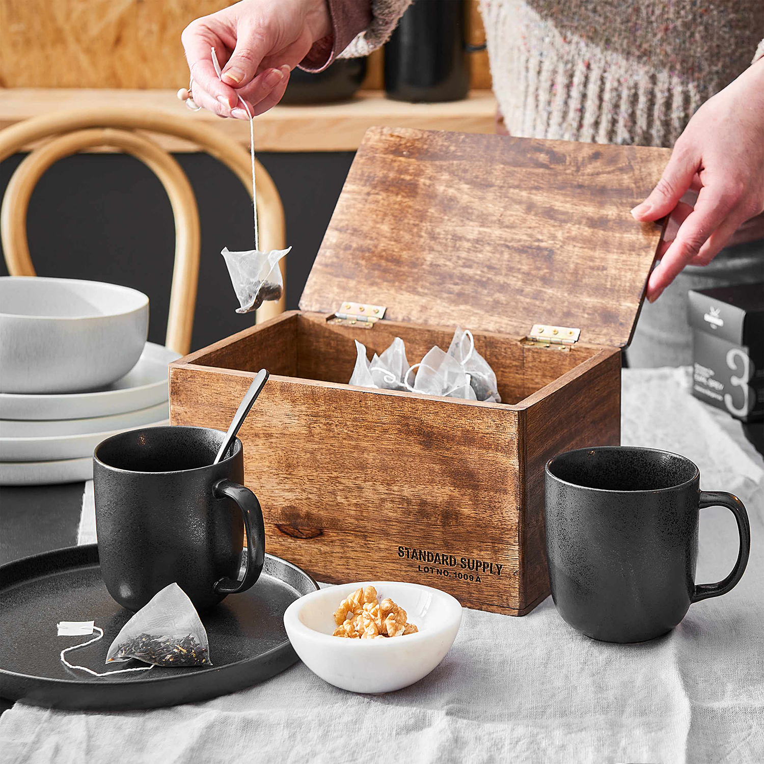 CASA NOVA cana cu maner 400 ml, negru