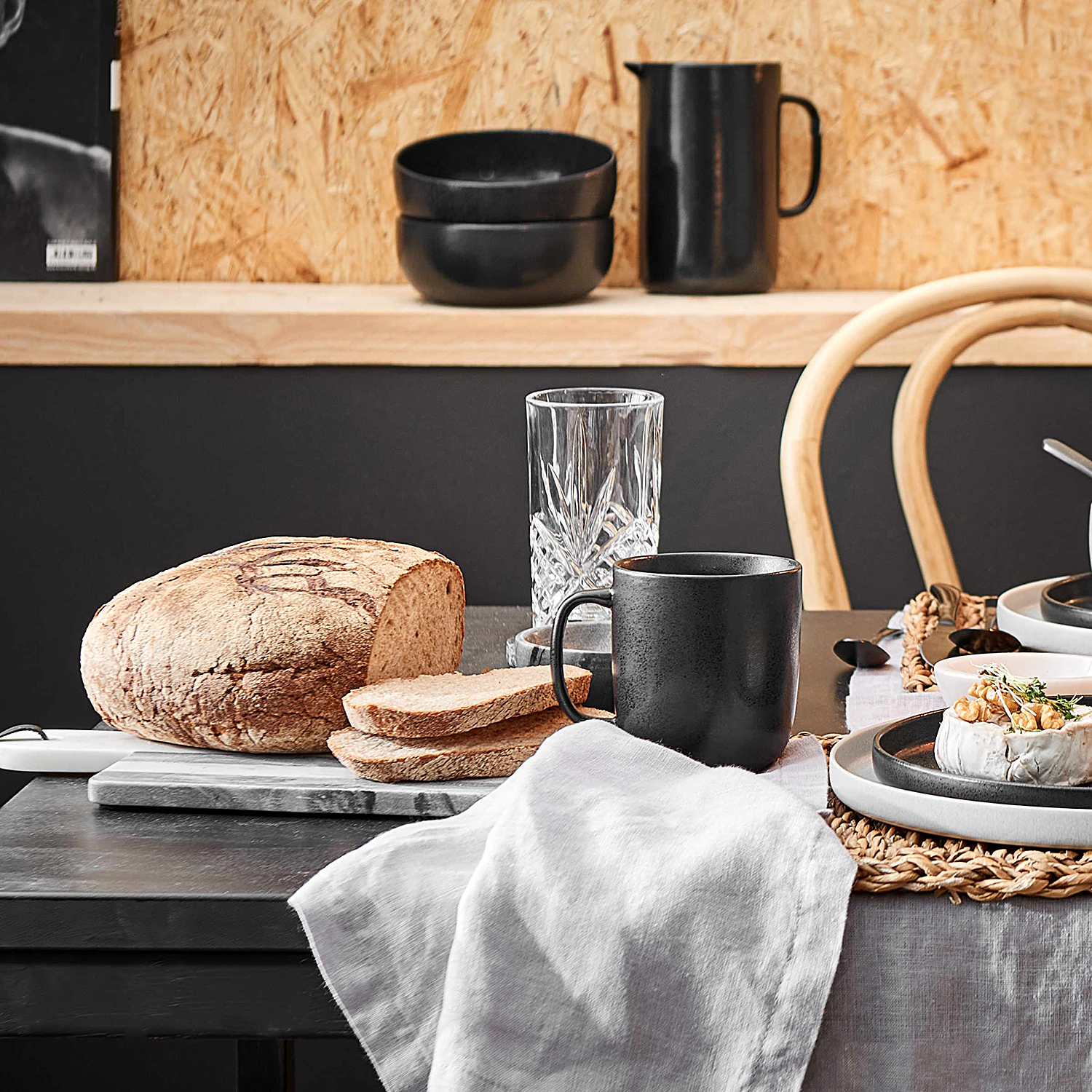 CASA NOVA cana cu maner 400 ml, negru