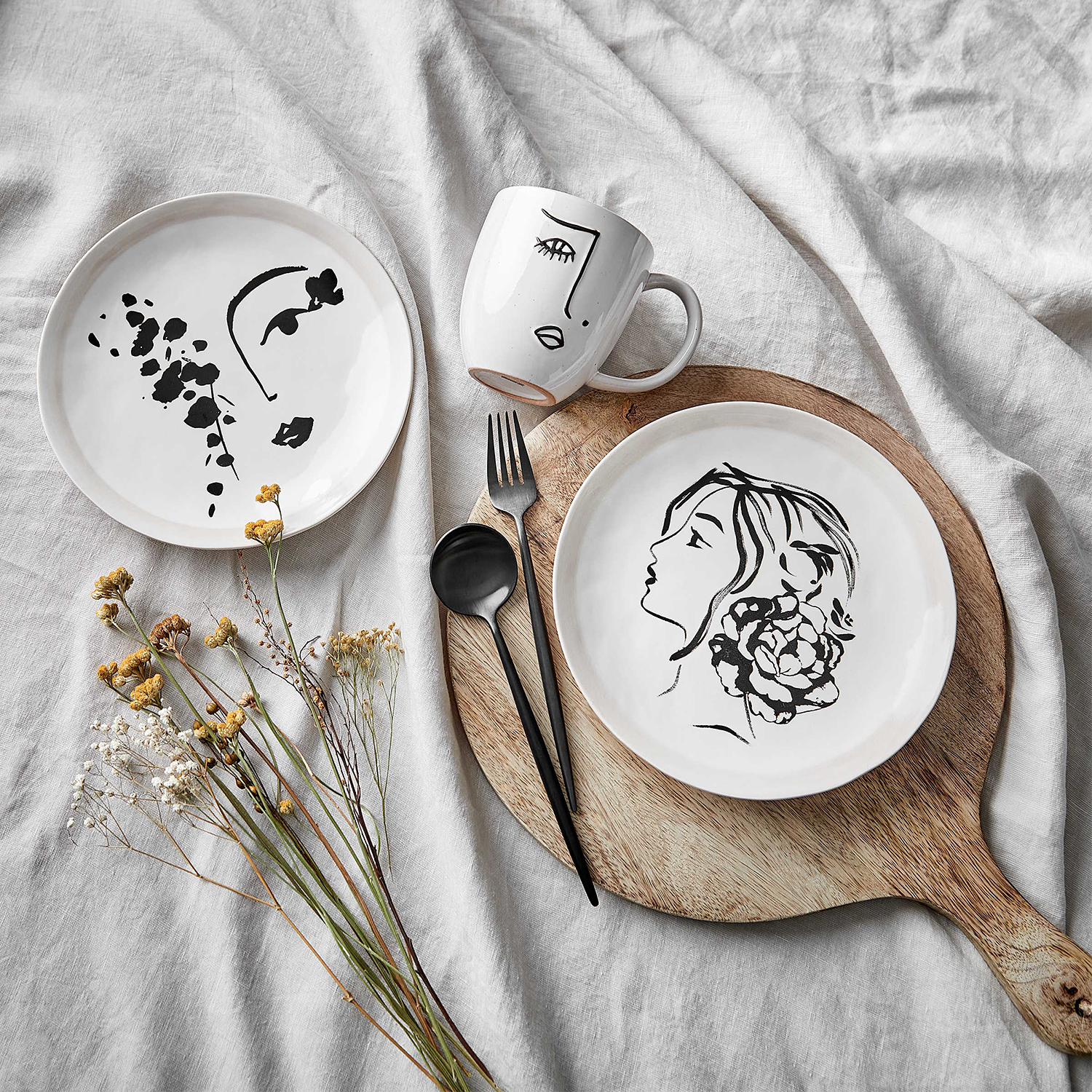 LINE ART cana cu fata 350 ml