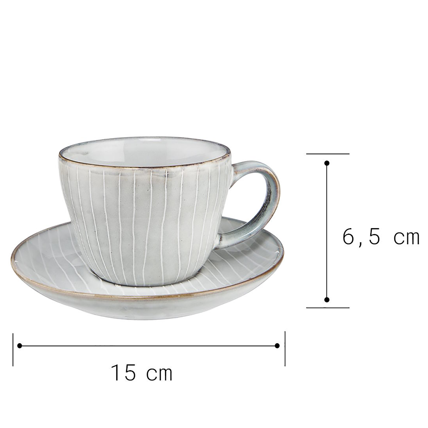 HENLEY ceasca de cafea cu farfurioara 270 ml