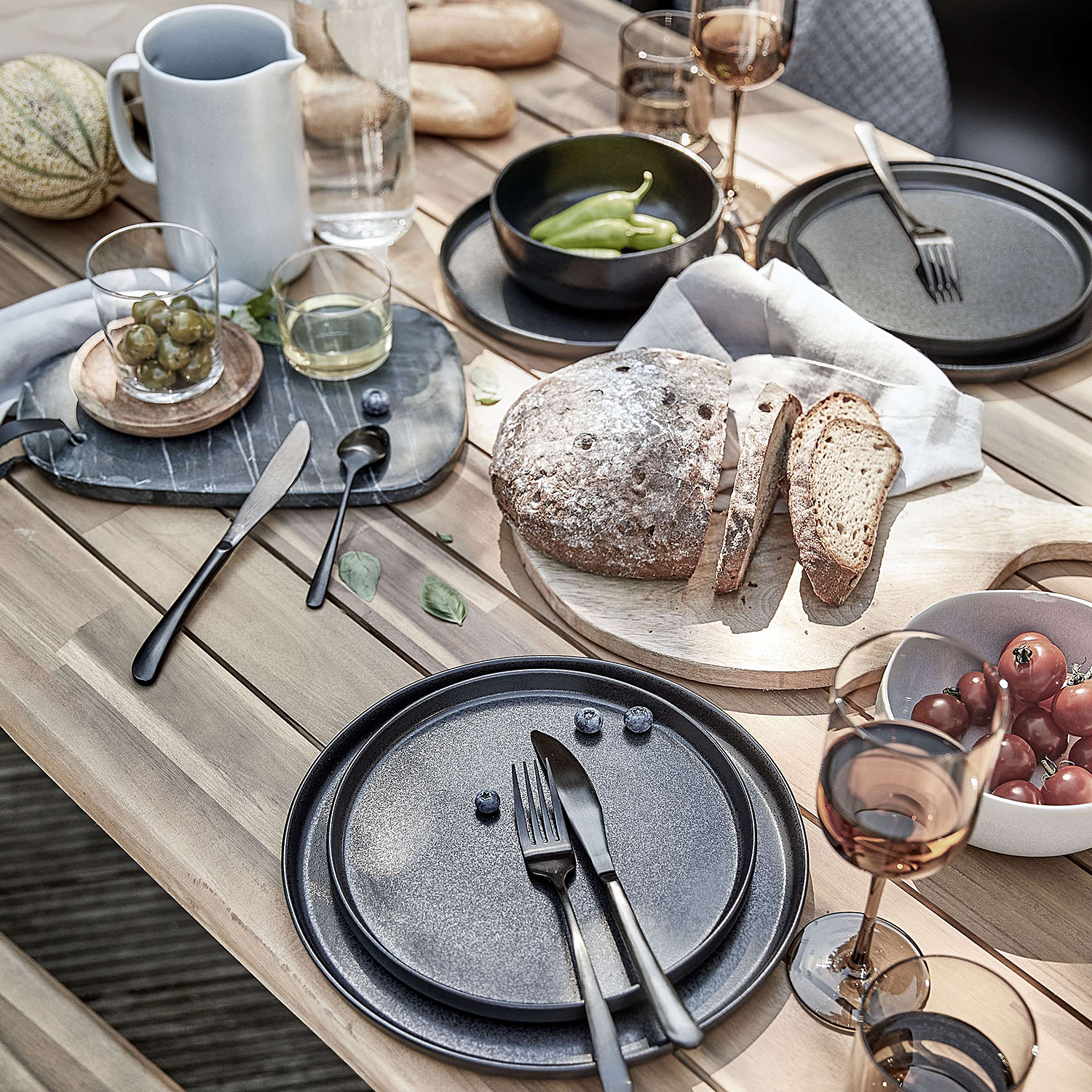 CASA NOVA bol pentru cereale Ø 16 cm 600ml, negru