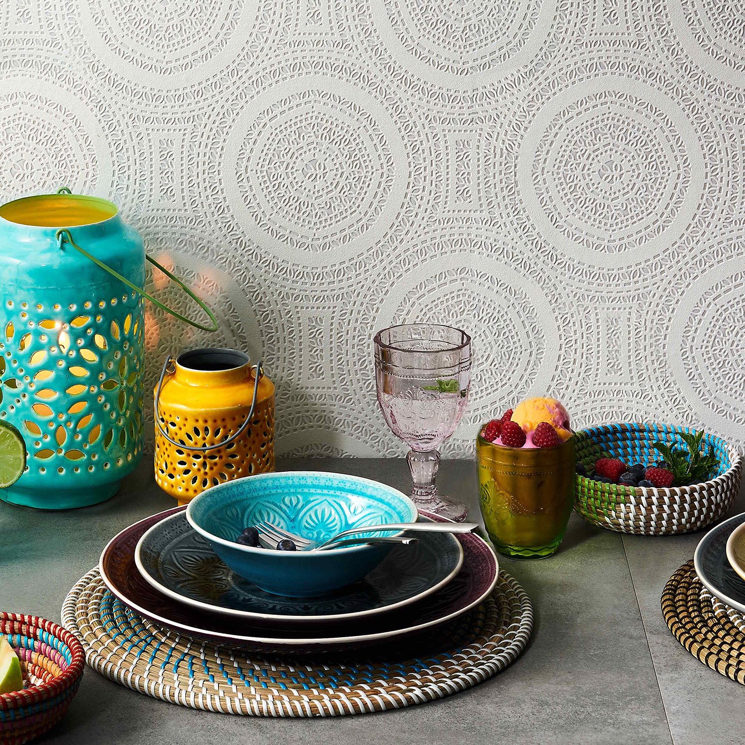 SUMATRA bol Ø14 cm 200ml, turcoaz