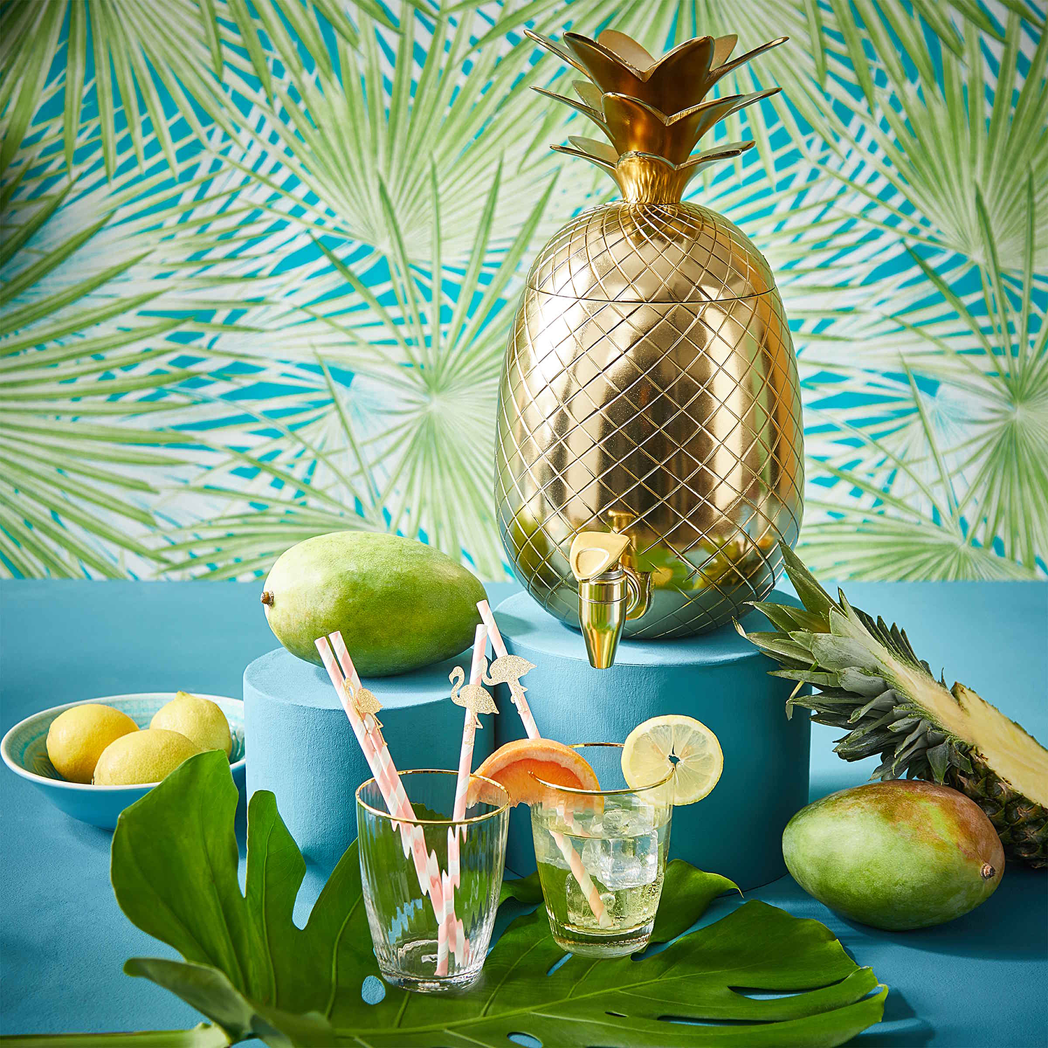 GOLDEN TWENTIES pahar tumbler margine aurie