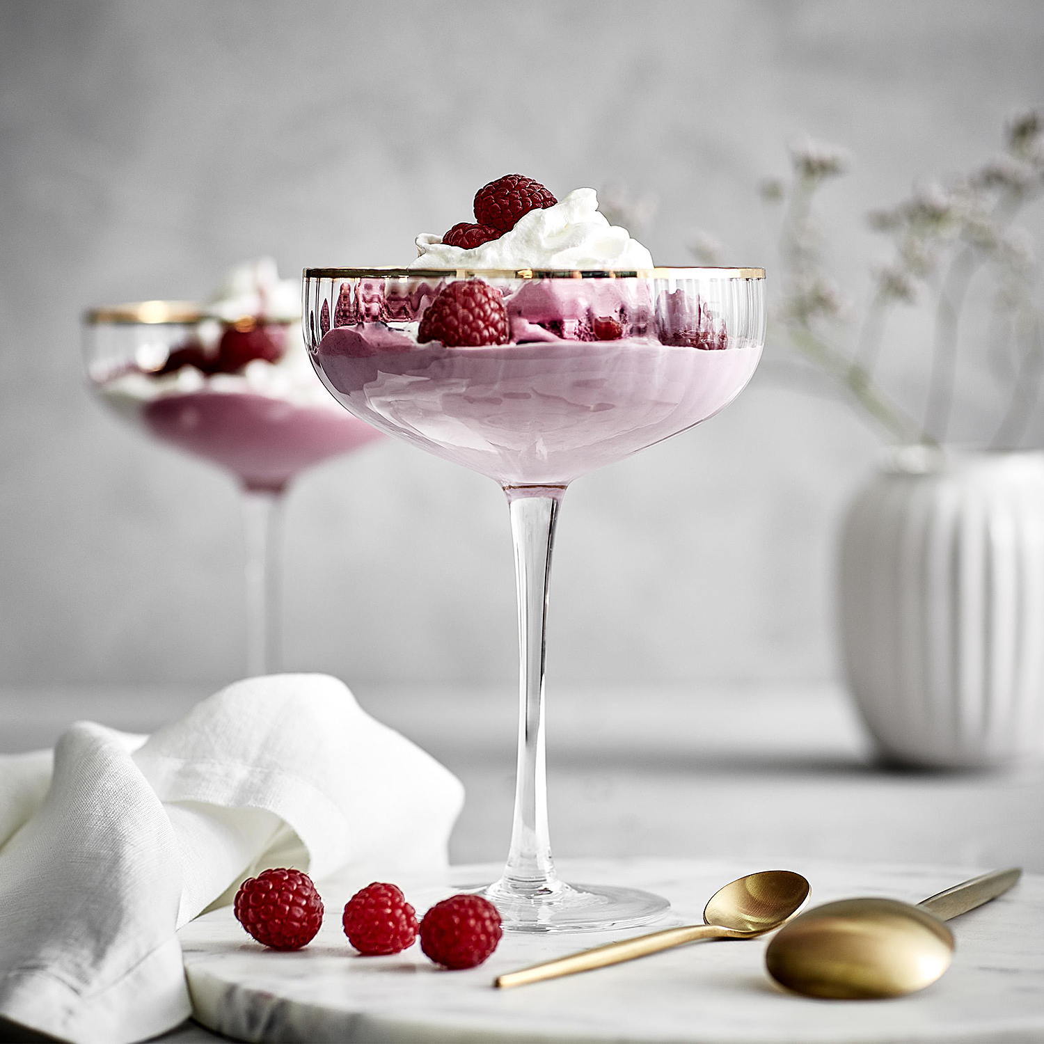 GOLDEN TWENTIES bol pentru sampanie cu margine aurie