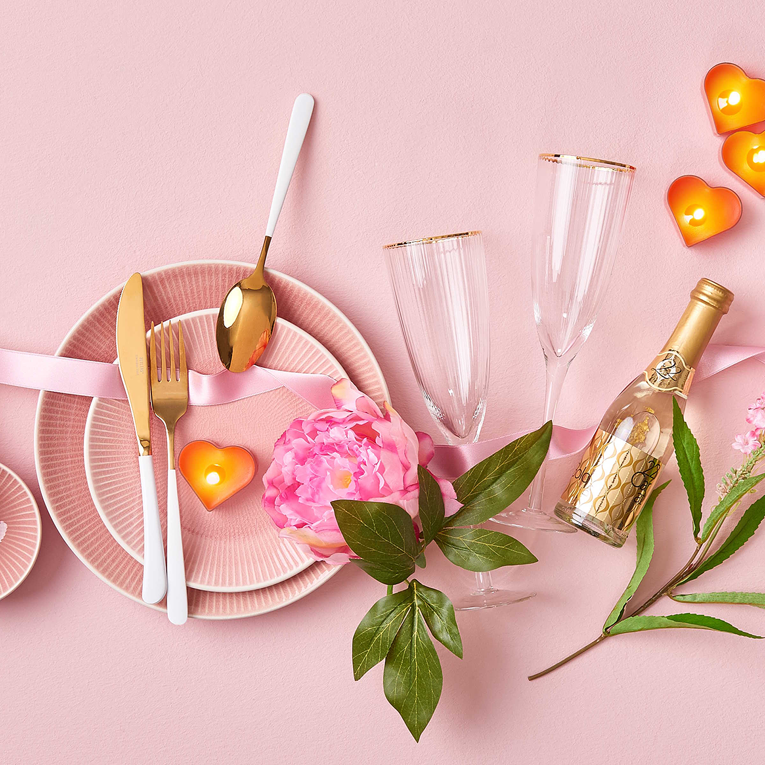 GOLDEN TWENTIES pahar sampanie margine aurie