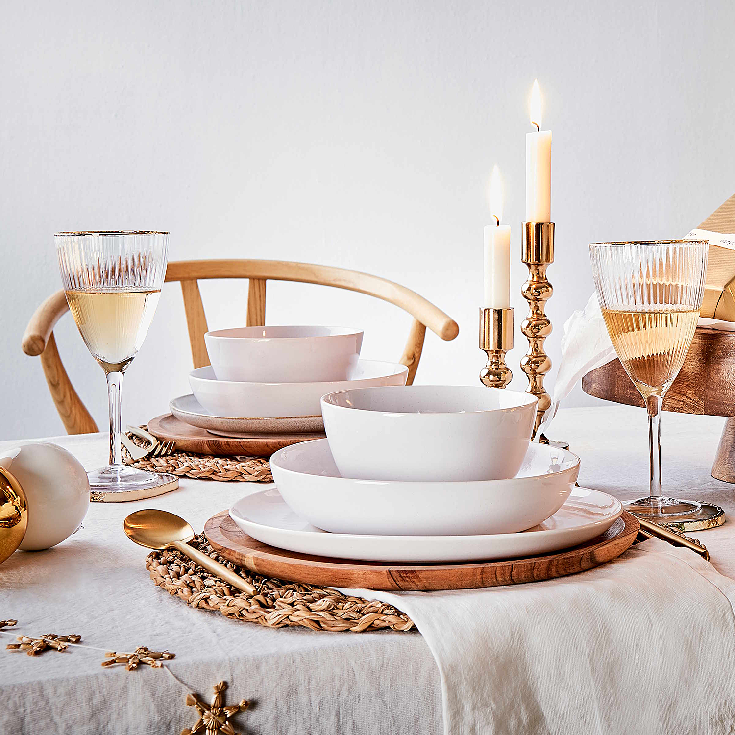 GOLDEN TWENTIES pahar pentru vin cu margine aurie