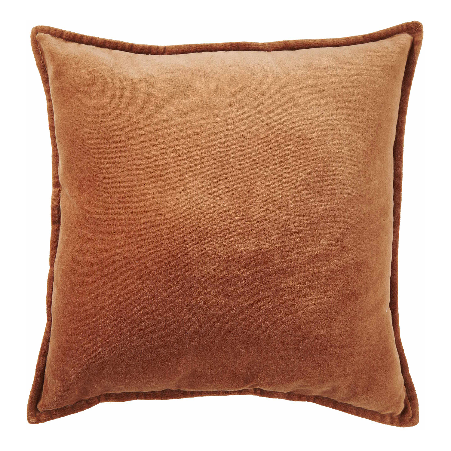 COTTON VELVET perna 45x45cm, coniac