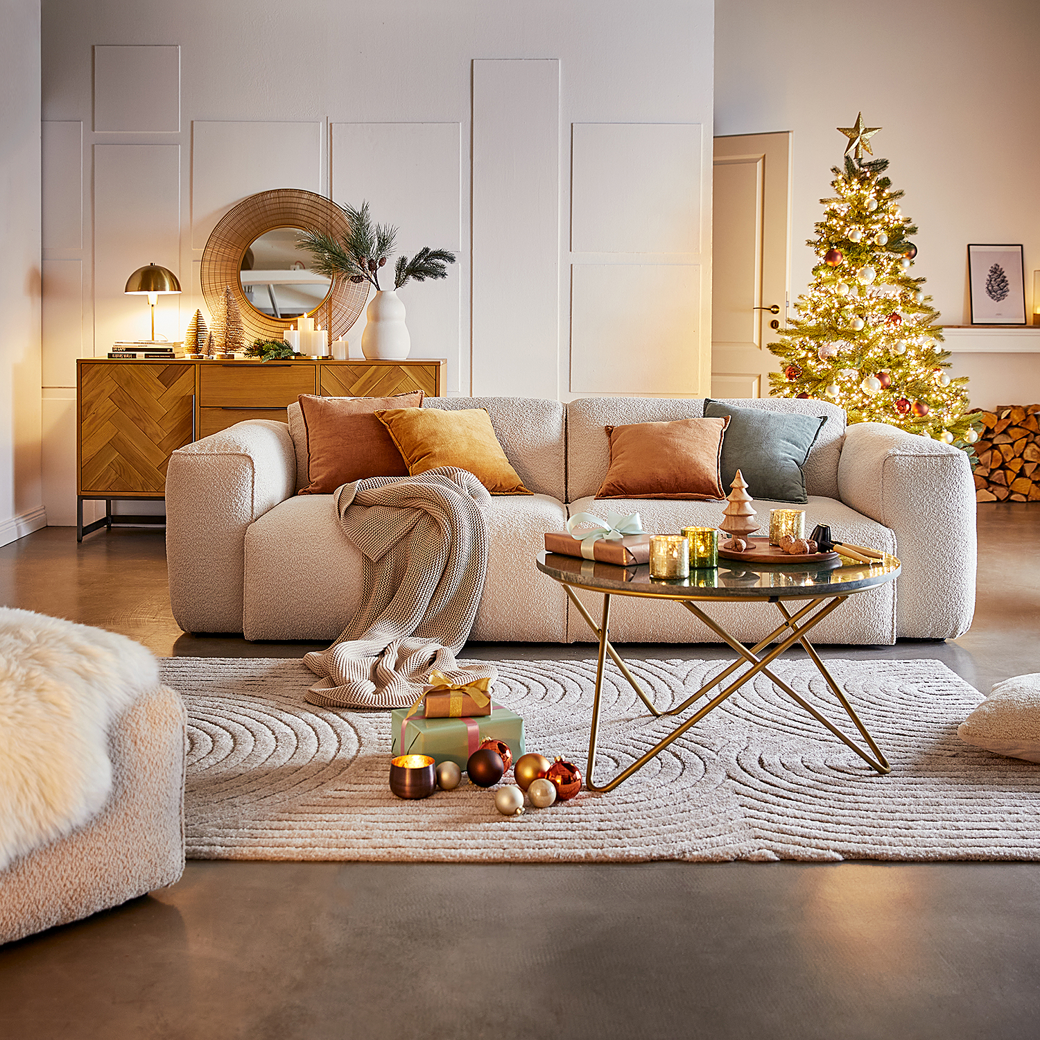 COTTON VELVET perna 45x45cm, galben