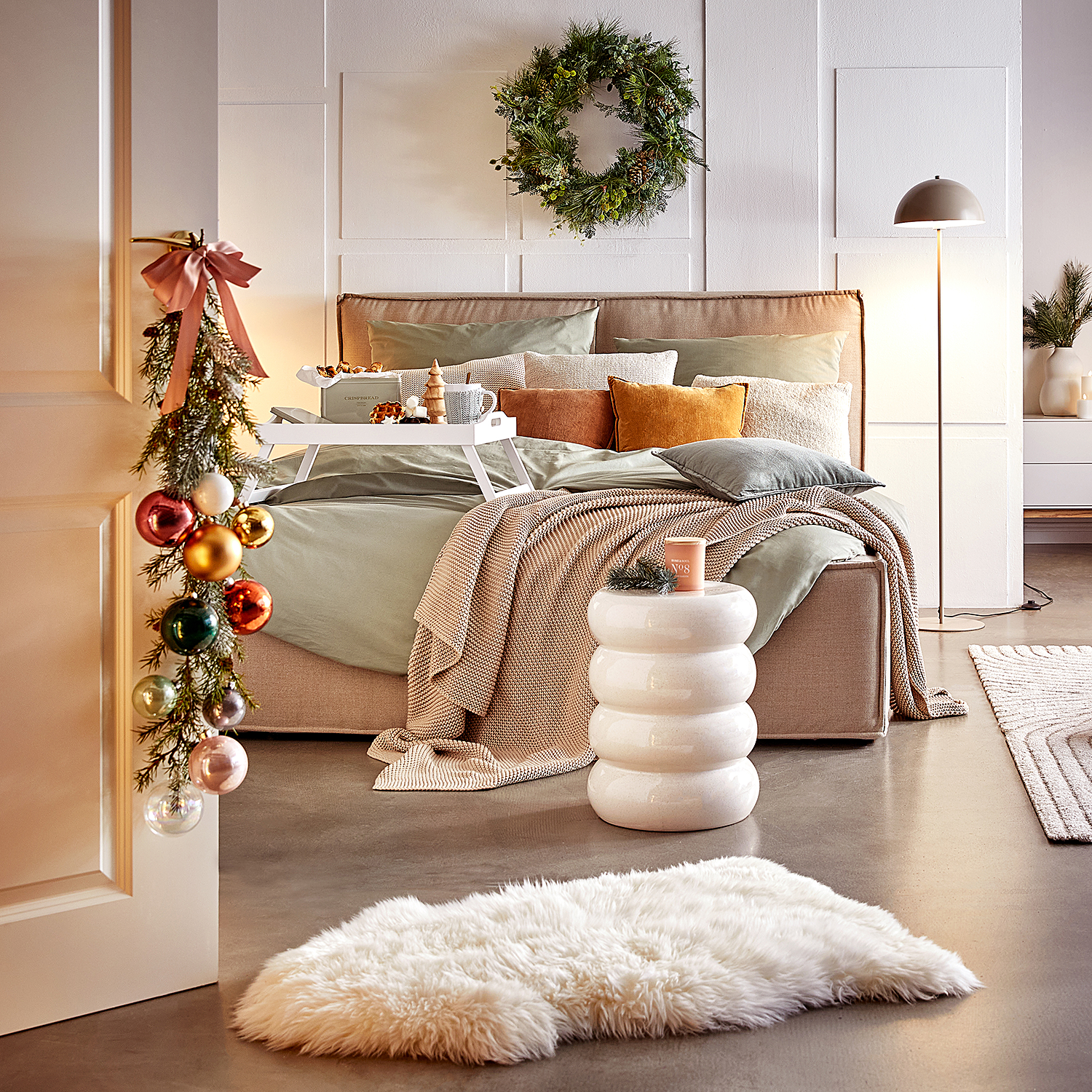 COTTON VELVET perna 45x45cm, galben