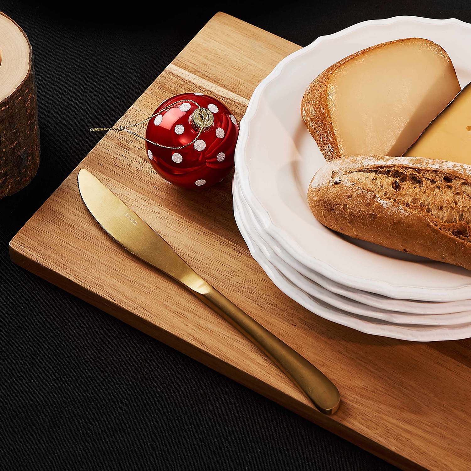 KINGS set tacamuri 4 piese, auriu mat