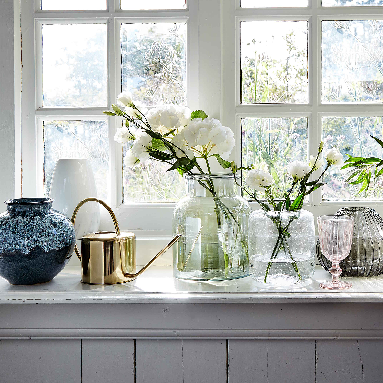 AQUARELLE vaza ceramica 20cm petrol