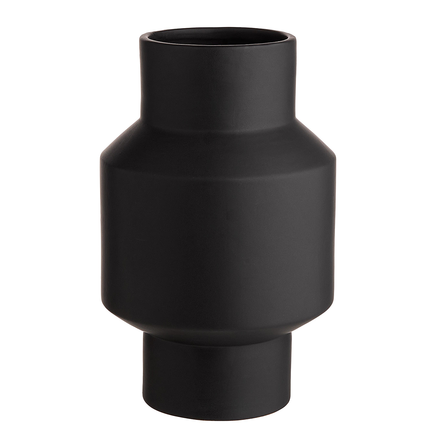 RUNA vaza ceramica 25,5cm, neagra