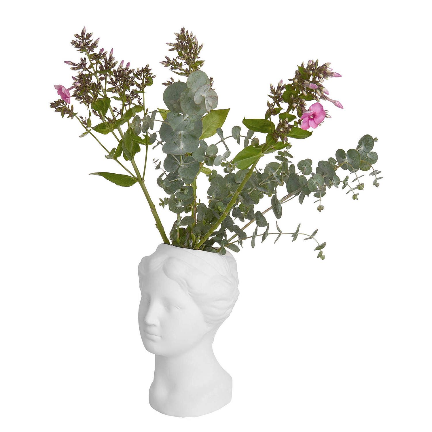 APHRODITE vaza ceramica H:18,10 alba