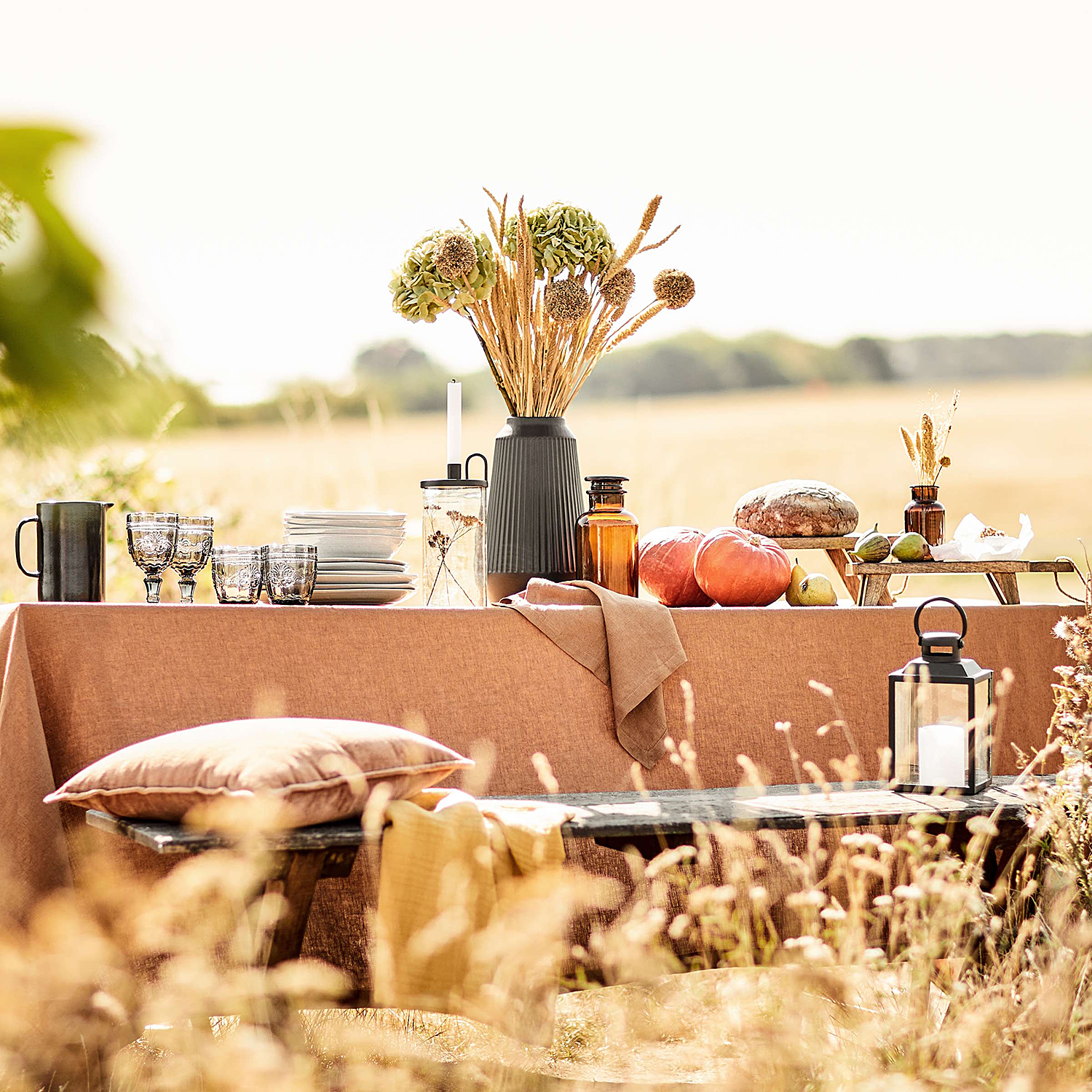 FINJA vaza ceramica 31,5cm, negru