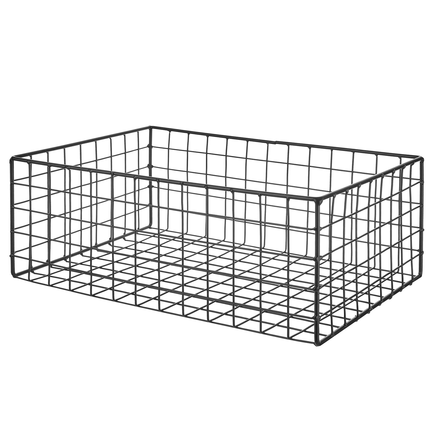 DEPOSIT cos din metal 34x24 negru