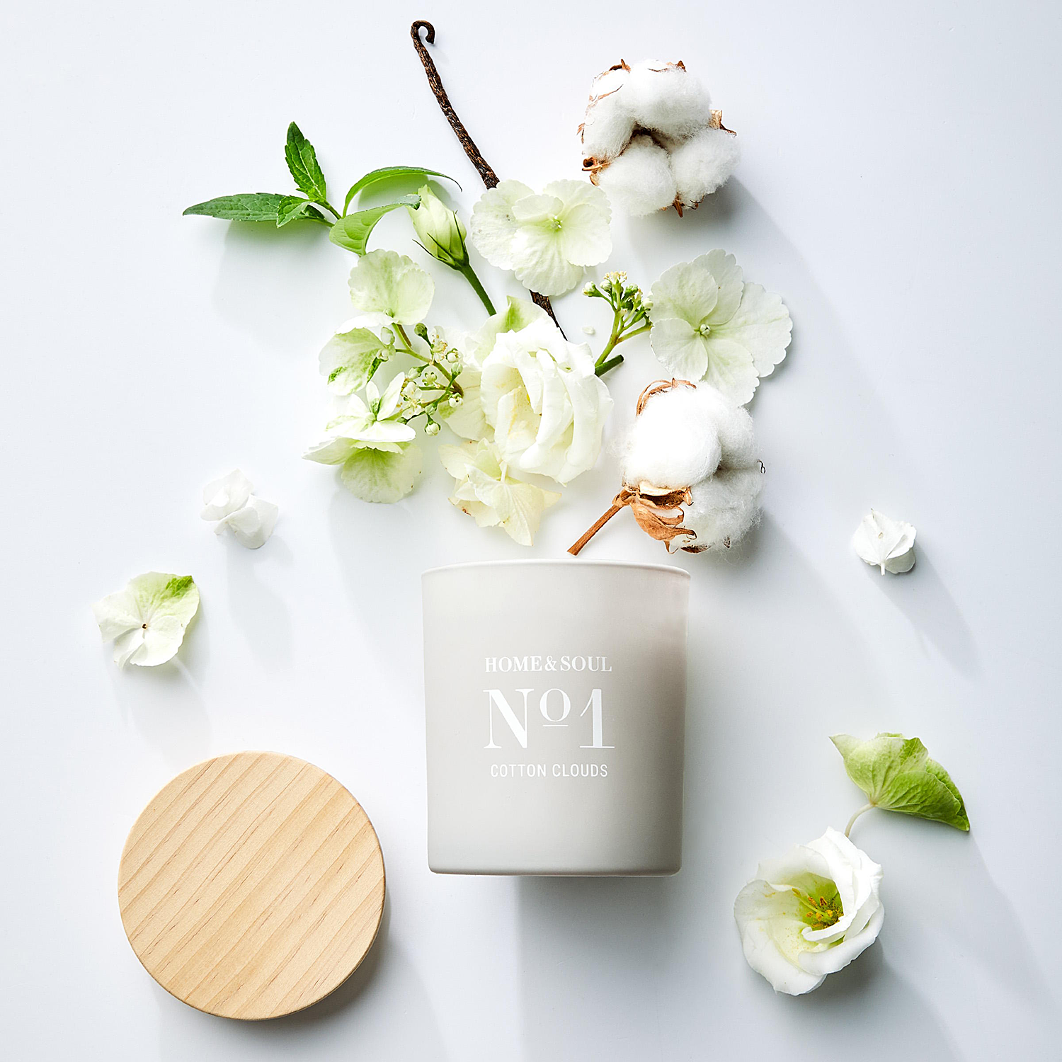 HOME & SOUL lumanare parfumata - No 1 Cotton Clouds