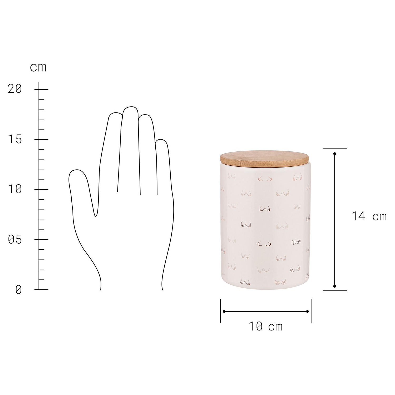 QUEEN IT cutie de depozitare 700 ml - boops