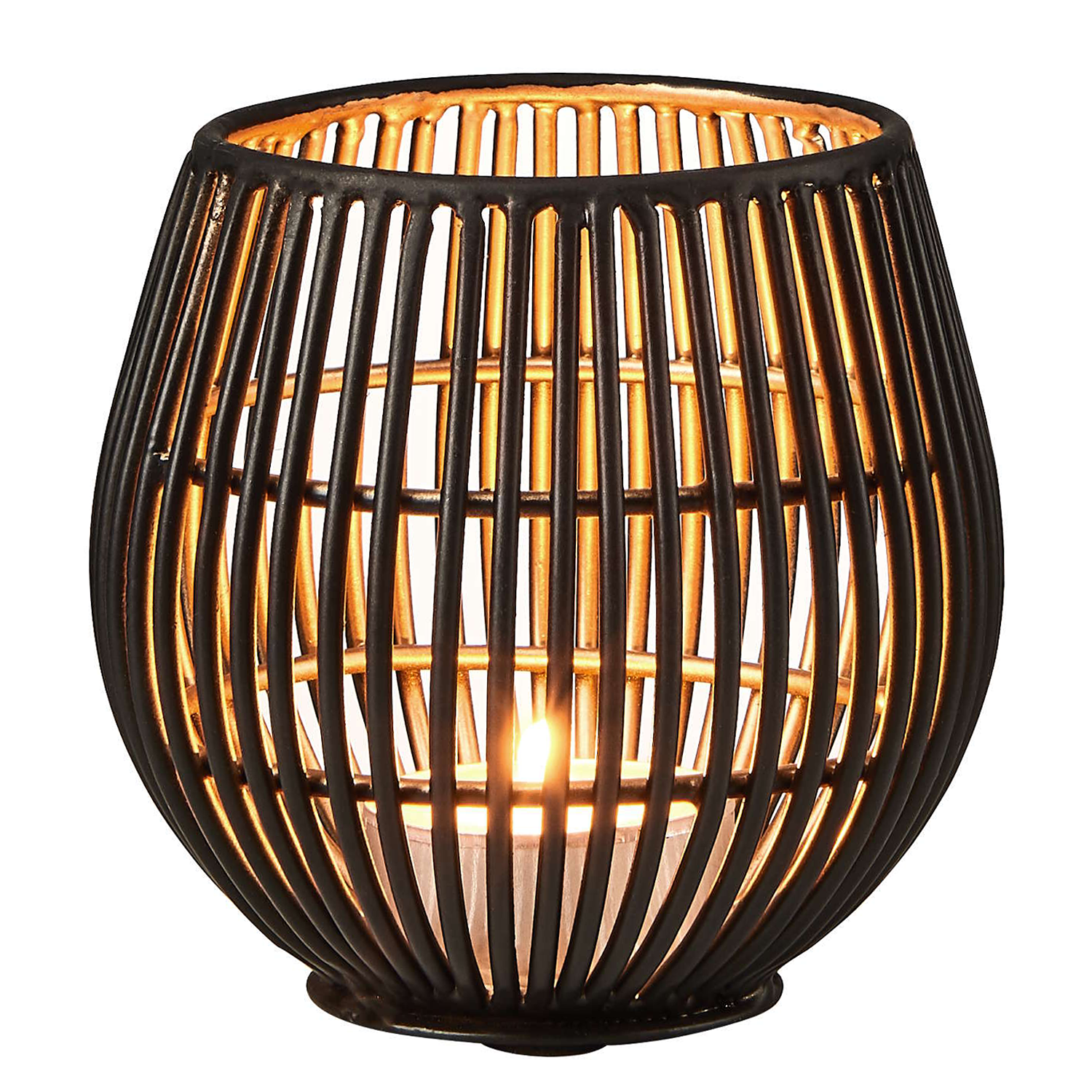 YOKO suport lumanari tealight negru | 9 cm