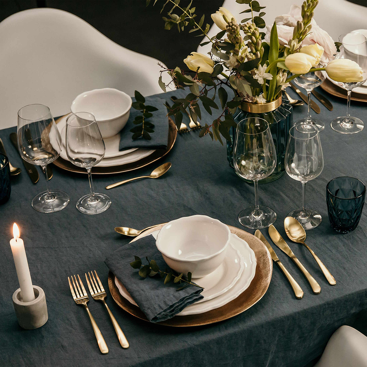 BANQUET farfurie decorativa 32cm, aurie