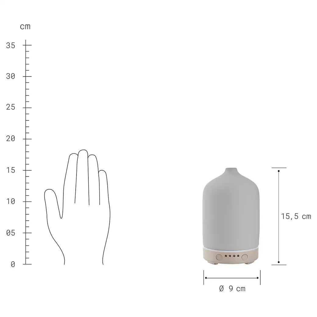 CLOUD NINE difuzor de aroma, gri