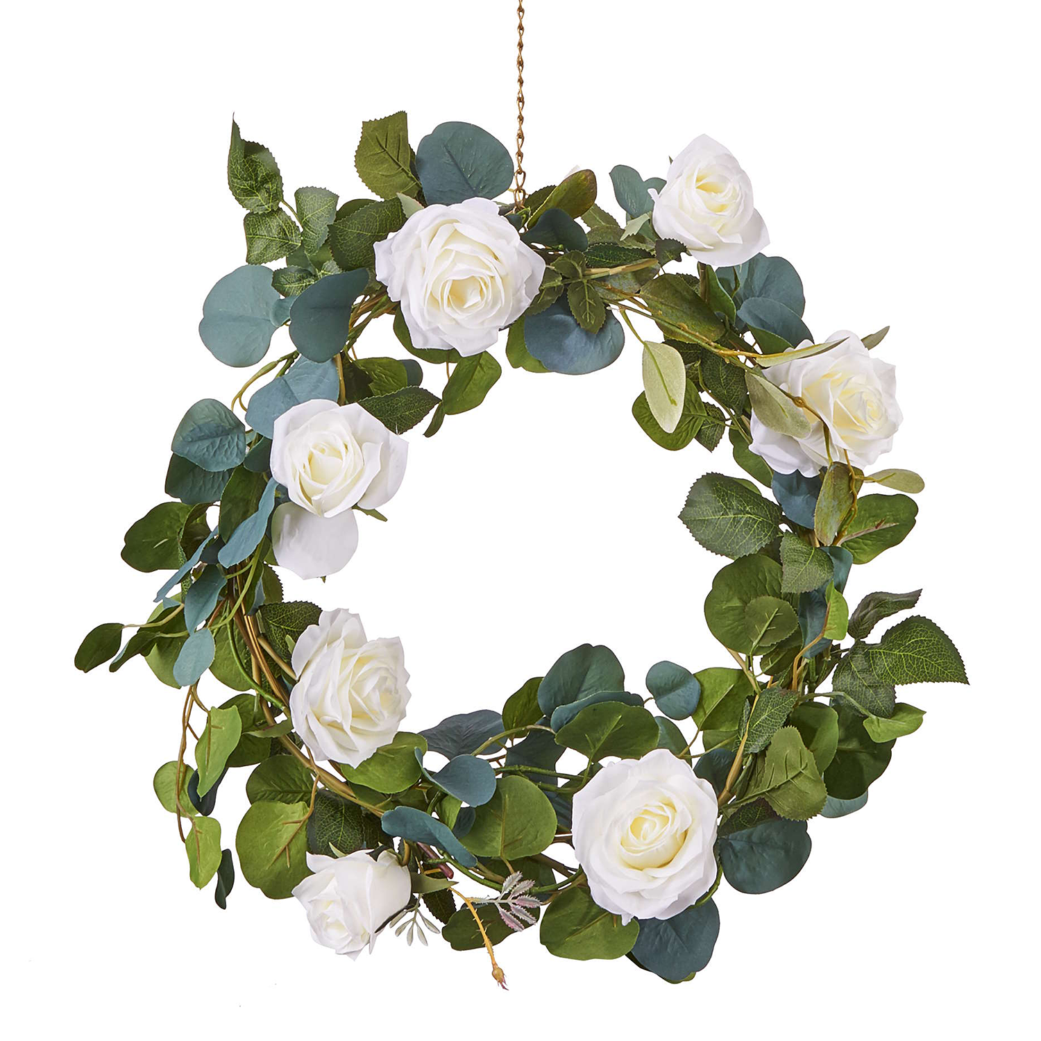 LUNA inel metalic decorativ 30cm