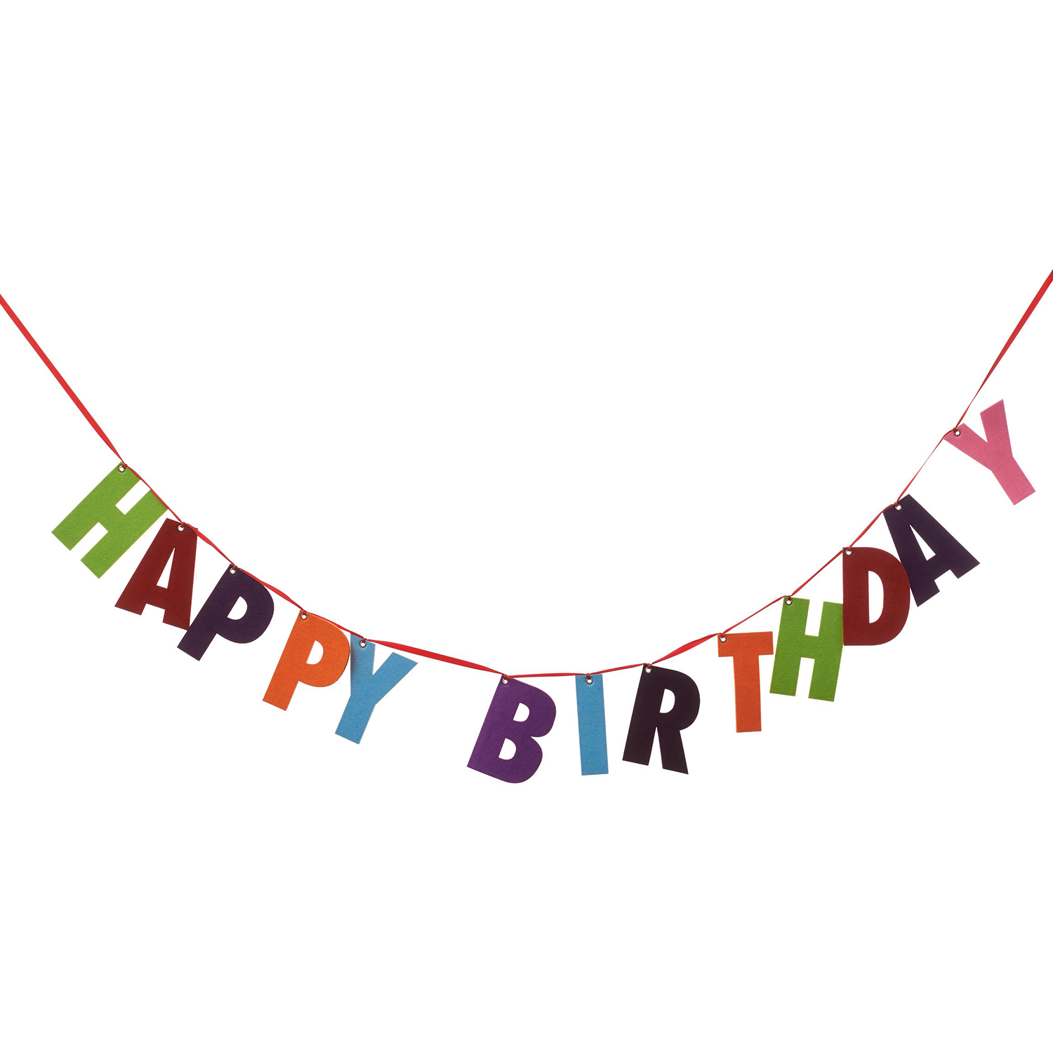 PARTY ghirlanda din fetru Happy Birthday