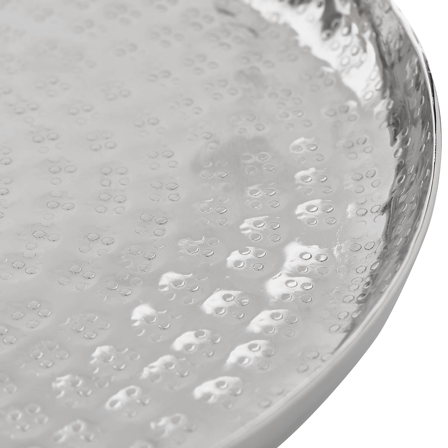 ORIENTAL LOUNGE platou decorativ argintiu Ø27 cm