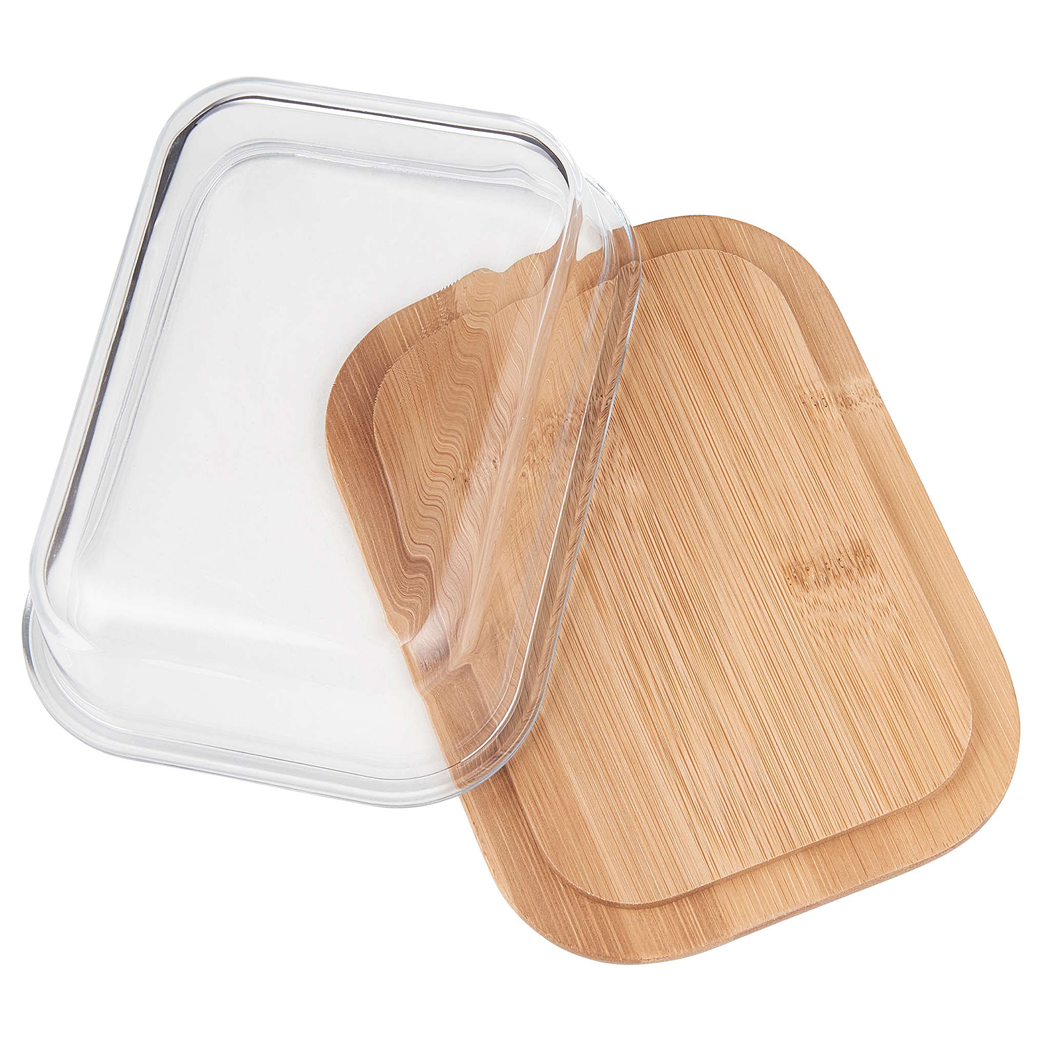 BAMBOO untiera cu capac de sticla