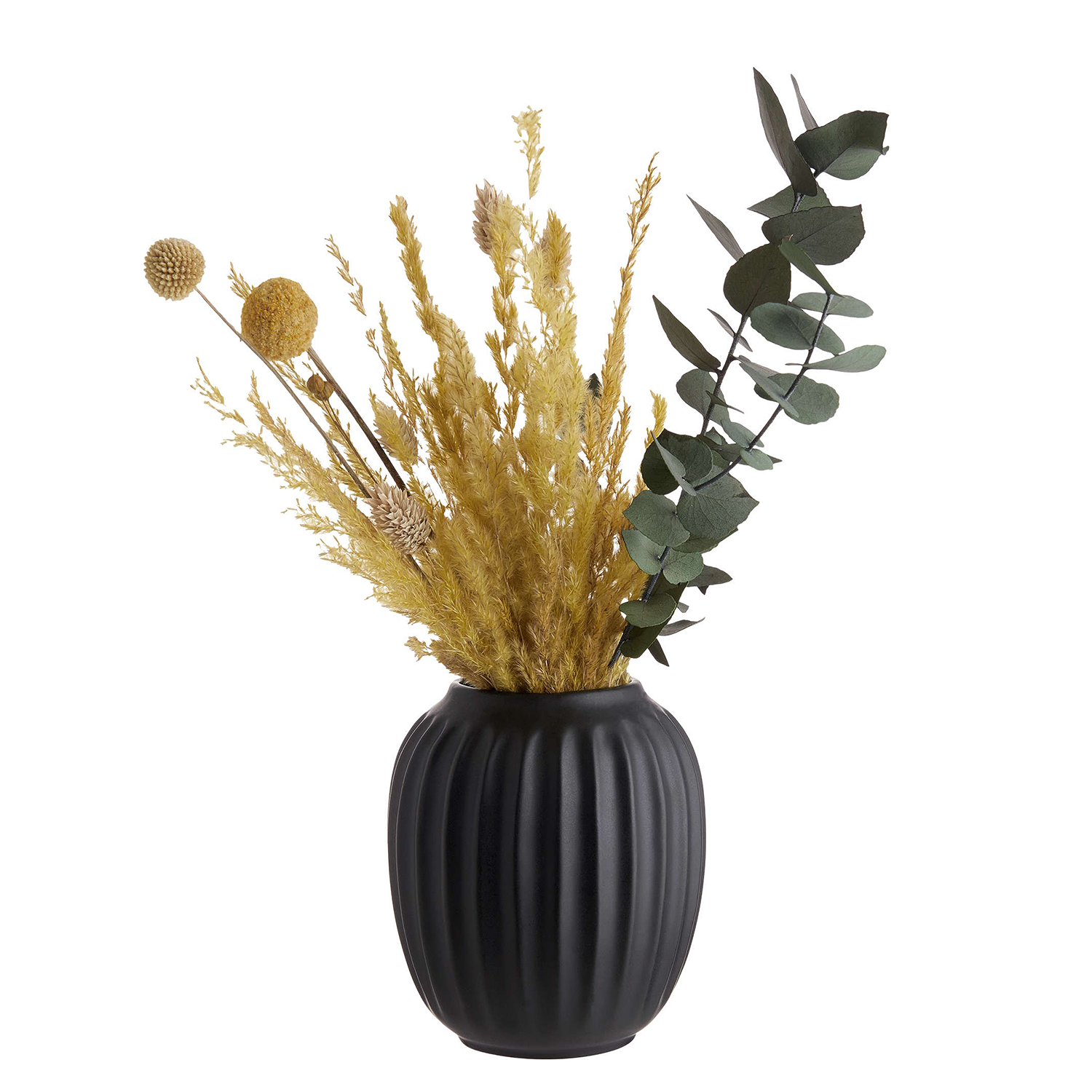 LIV vaza ceramica Ø10 H12,5cm, negru