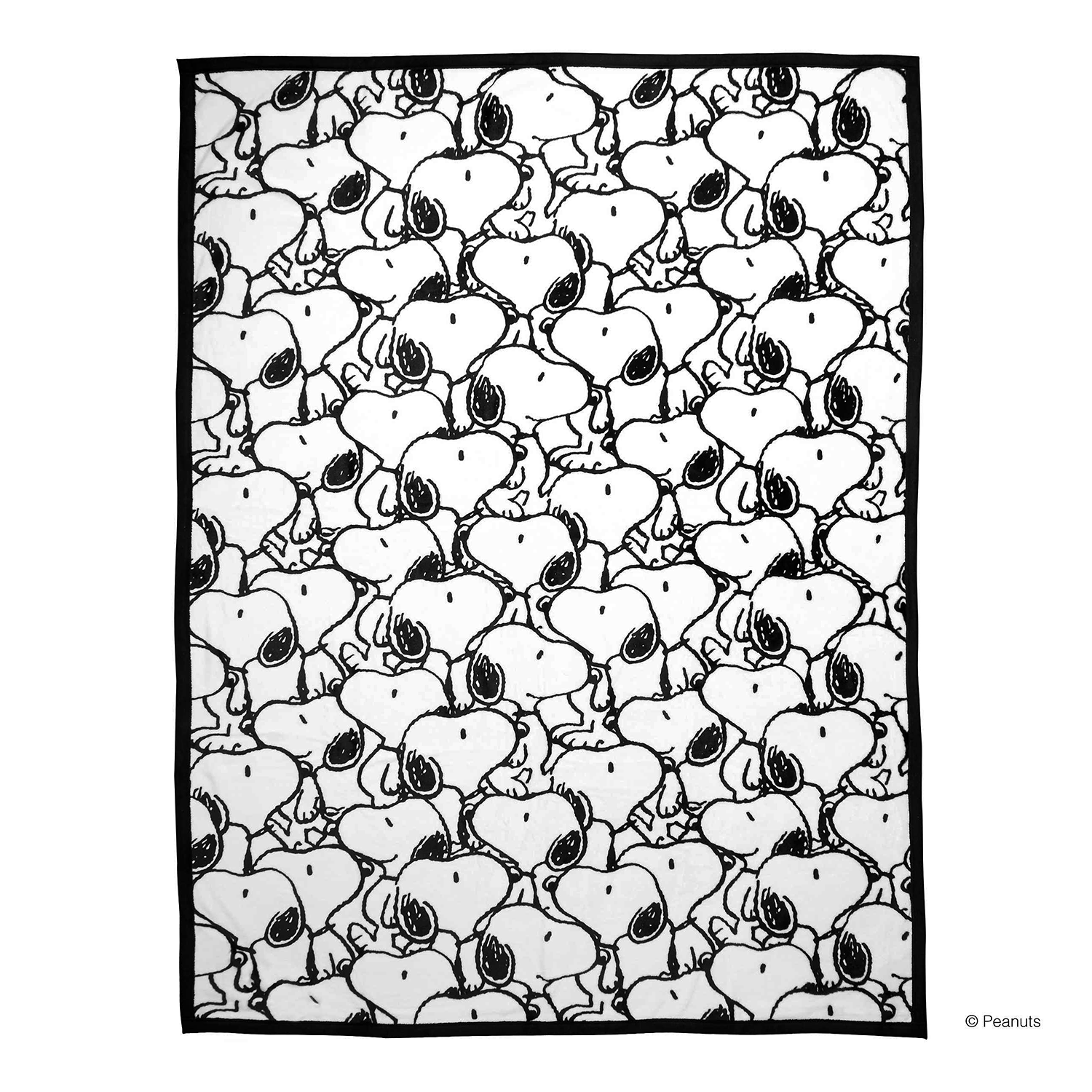 PEANUTS patura flanel Snoopy imprimeu complet