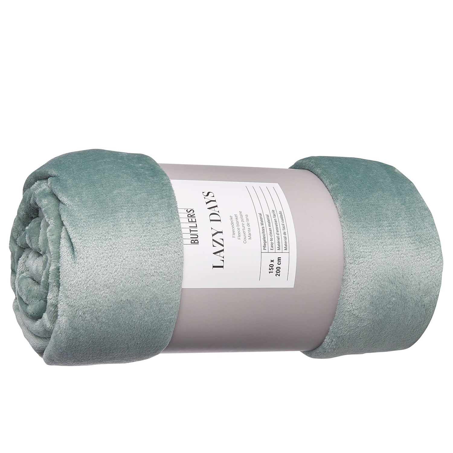 LAZY DAYS patura fleece 150x200 cm, salvie