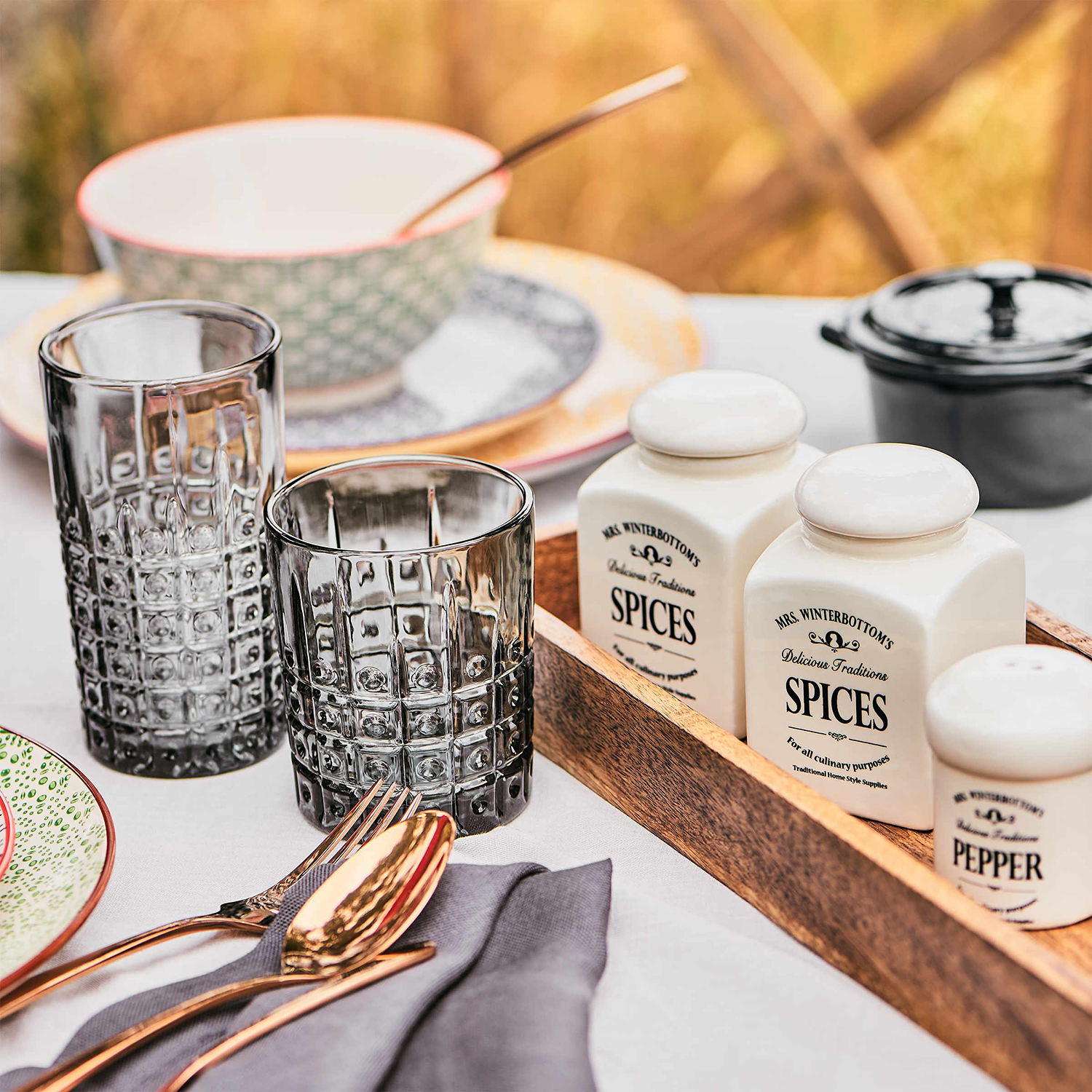 FOREST tava lemn de mango 34x12cm