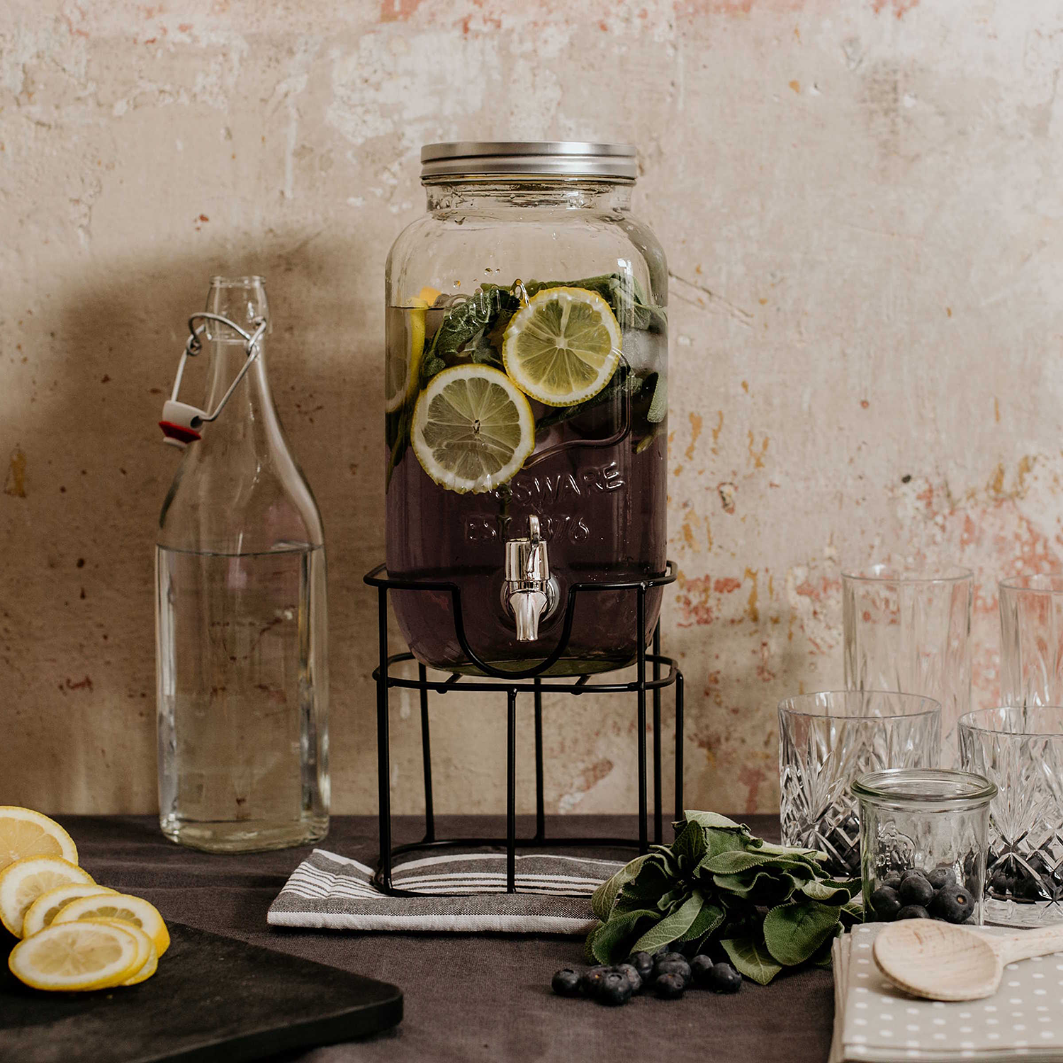 REFRESH suport metalic pentru dozator din sticla 3,5l