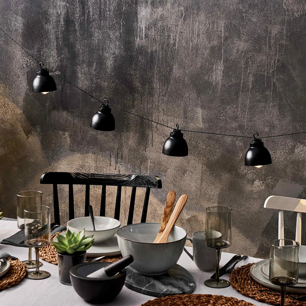 WAREHOUSE instalatie cu 10 lampi metalice