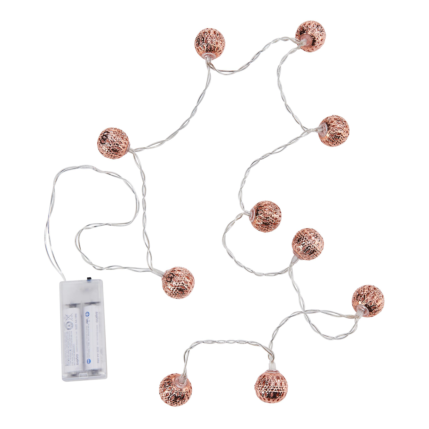 ORIENTAL LIGHTS lant lumini cupru USB