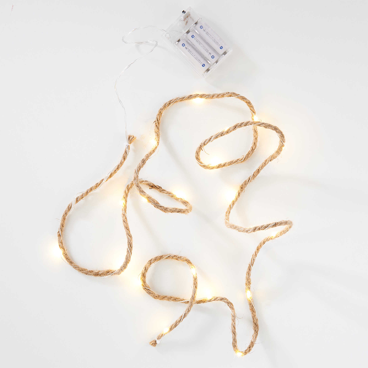 FARMHOUSE instalatie din sfoara naturala 20L USB