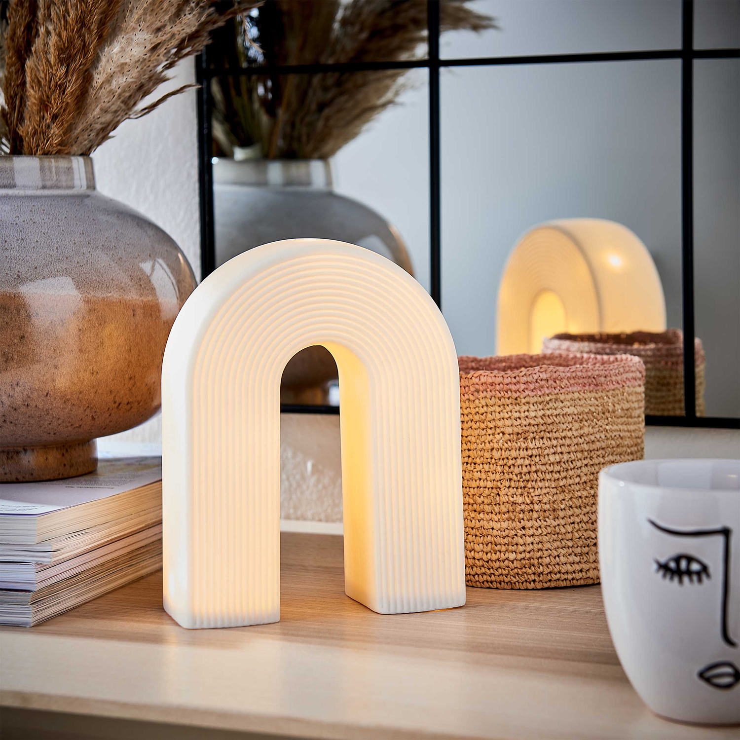 RAINBOW lampa din portelan cu LED