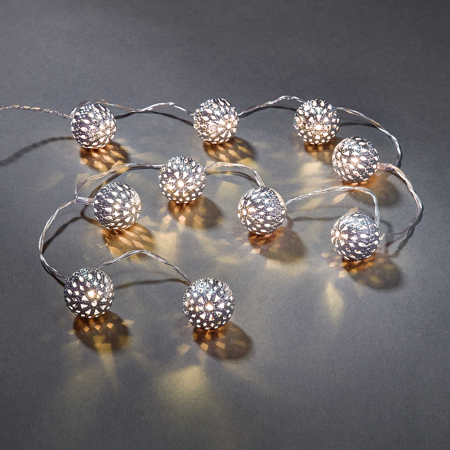 ORIENTAL LIGHTS LED lant bile metalice USB