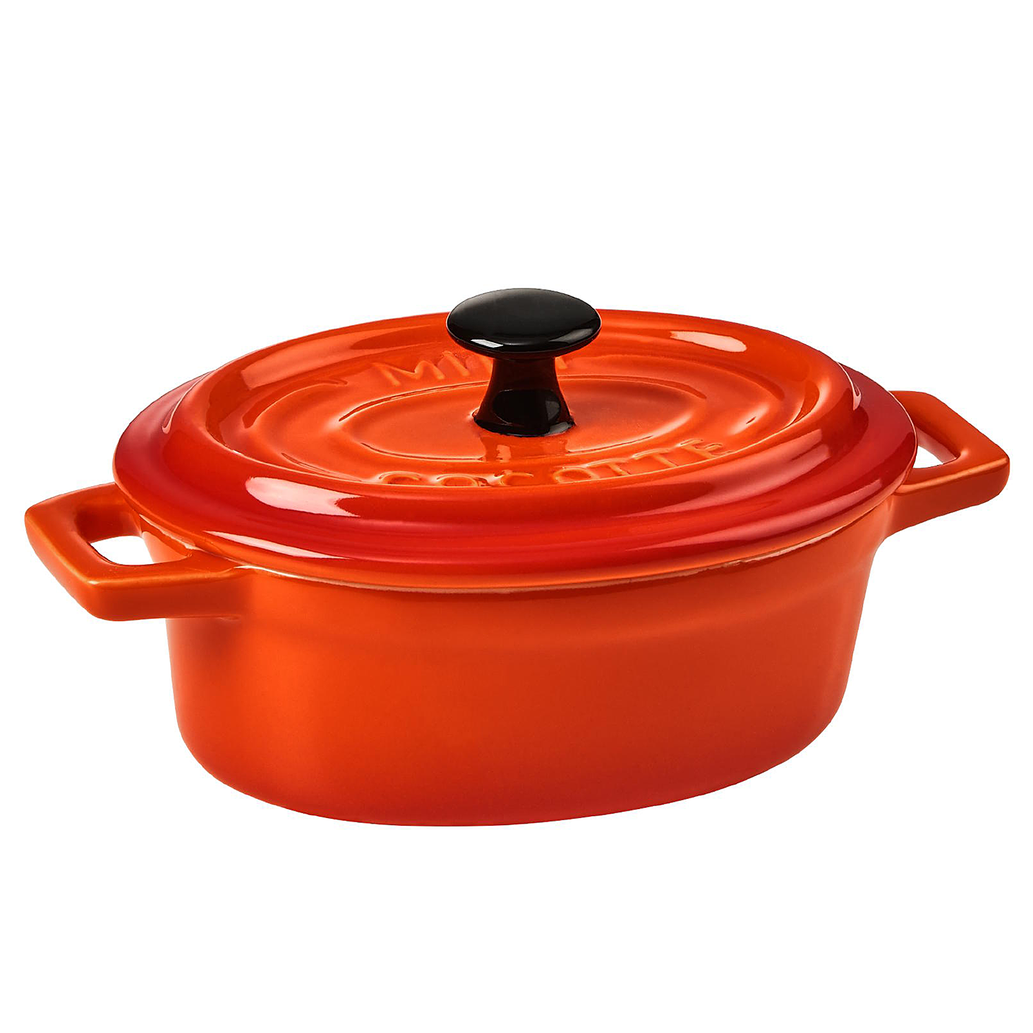 CEST SI BON mini caserola ovala, portocaliu