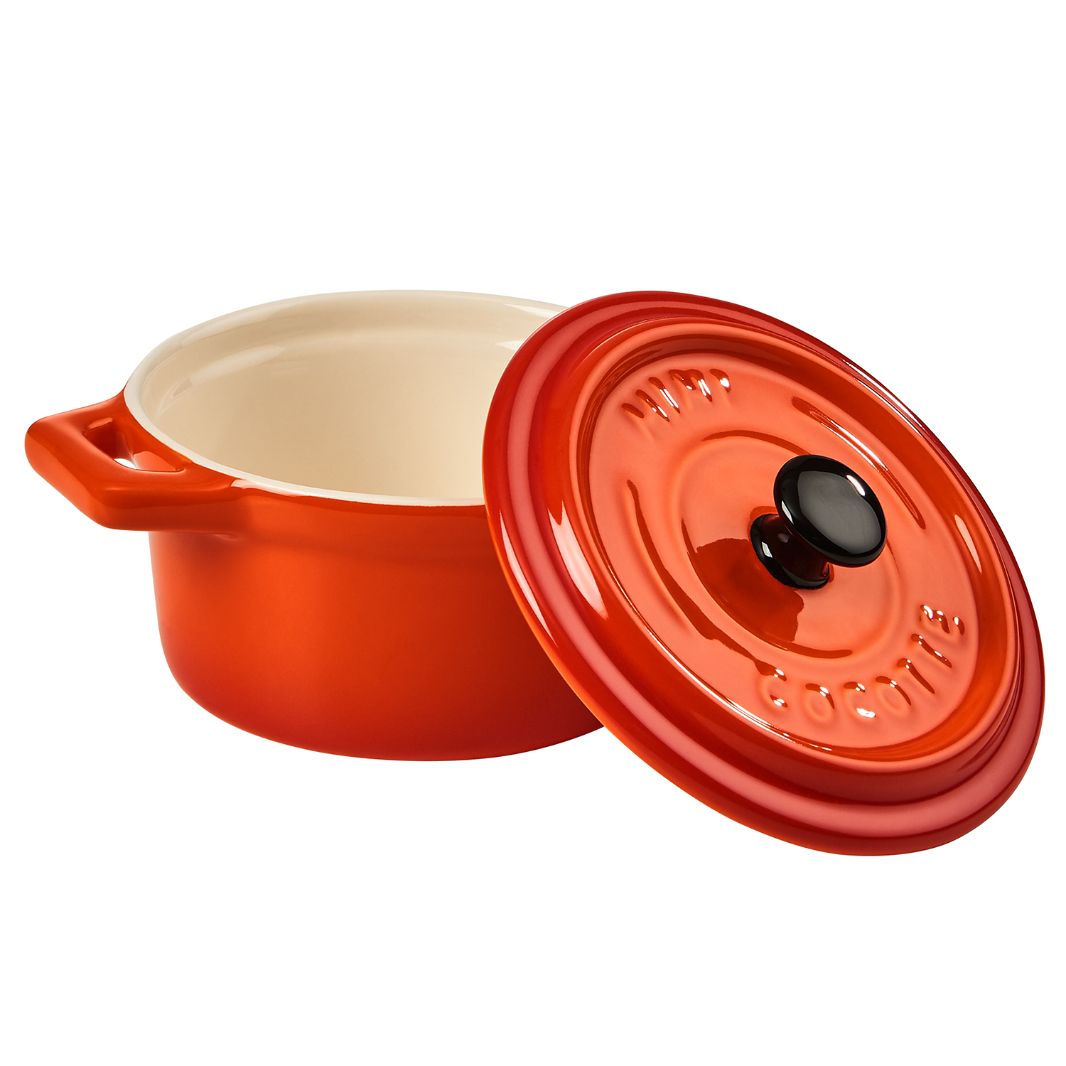 CEST SI BON mini caserola rotunda, portocaliu
