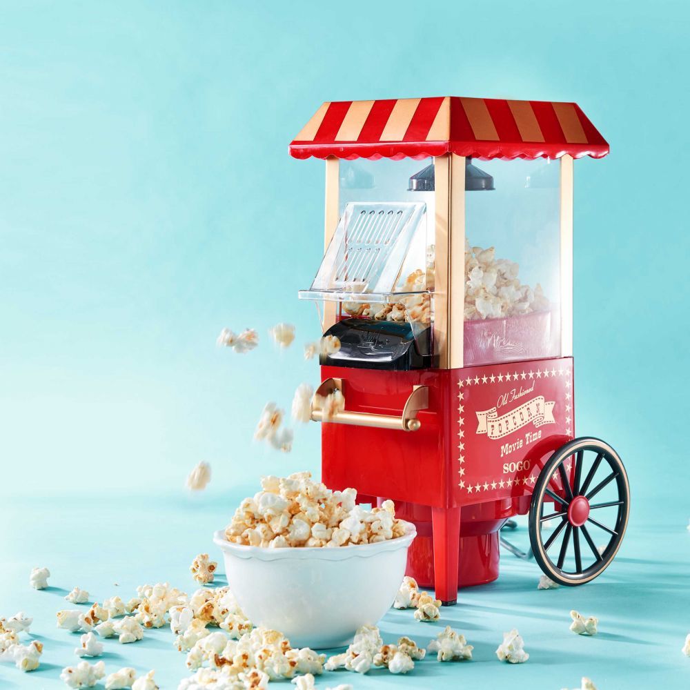 MOVIE TIME masina popcorn cu roti