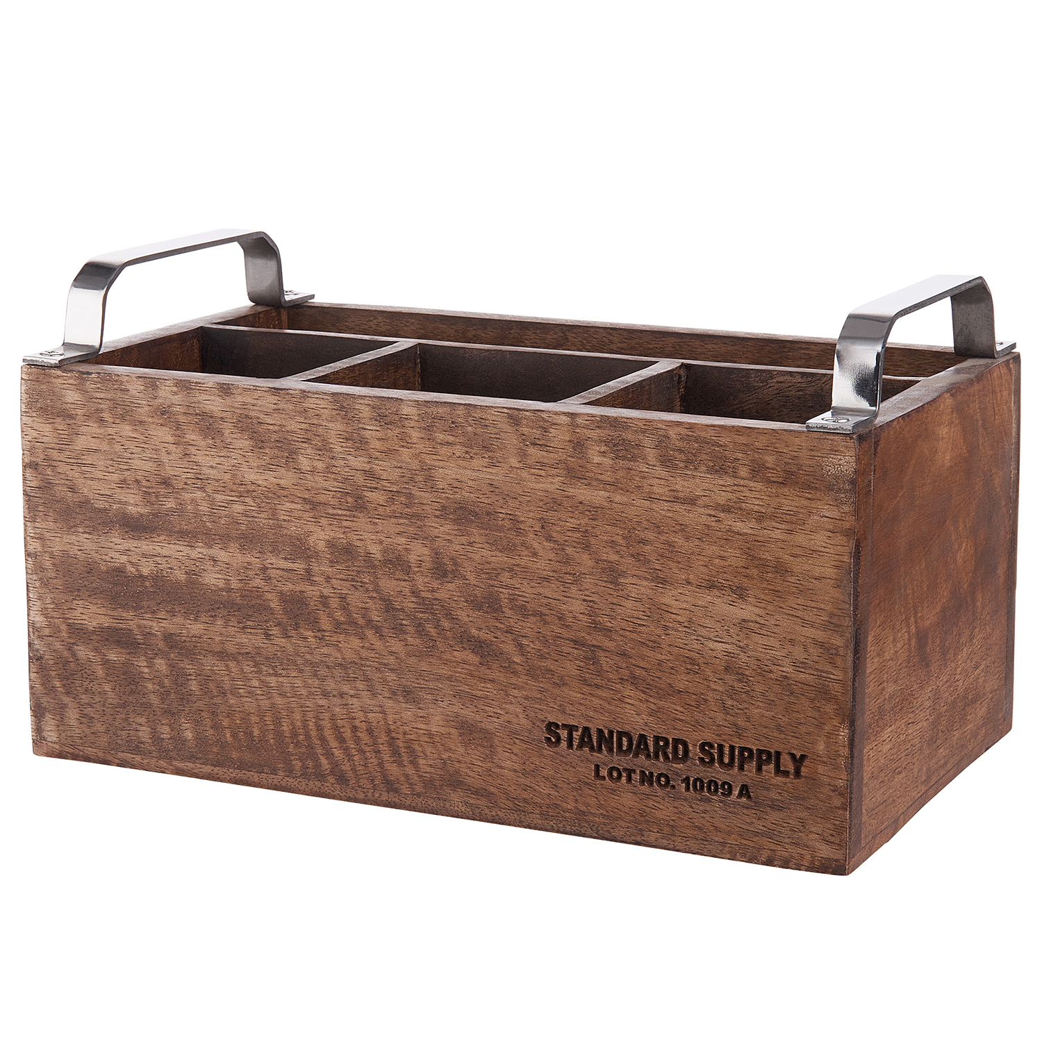 STANDARD SUPPLY tava pentru tacamuri din lemn