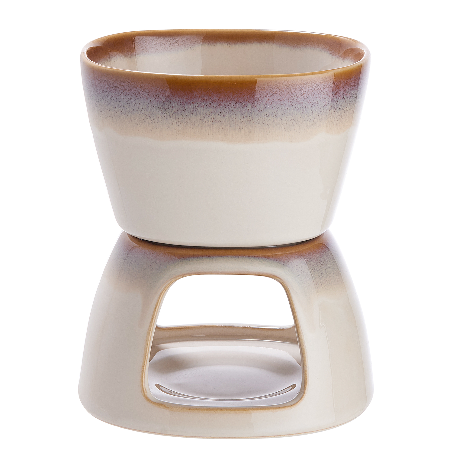 AU CHOCOLAT mini set pentru fondue cu glazura reactiva