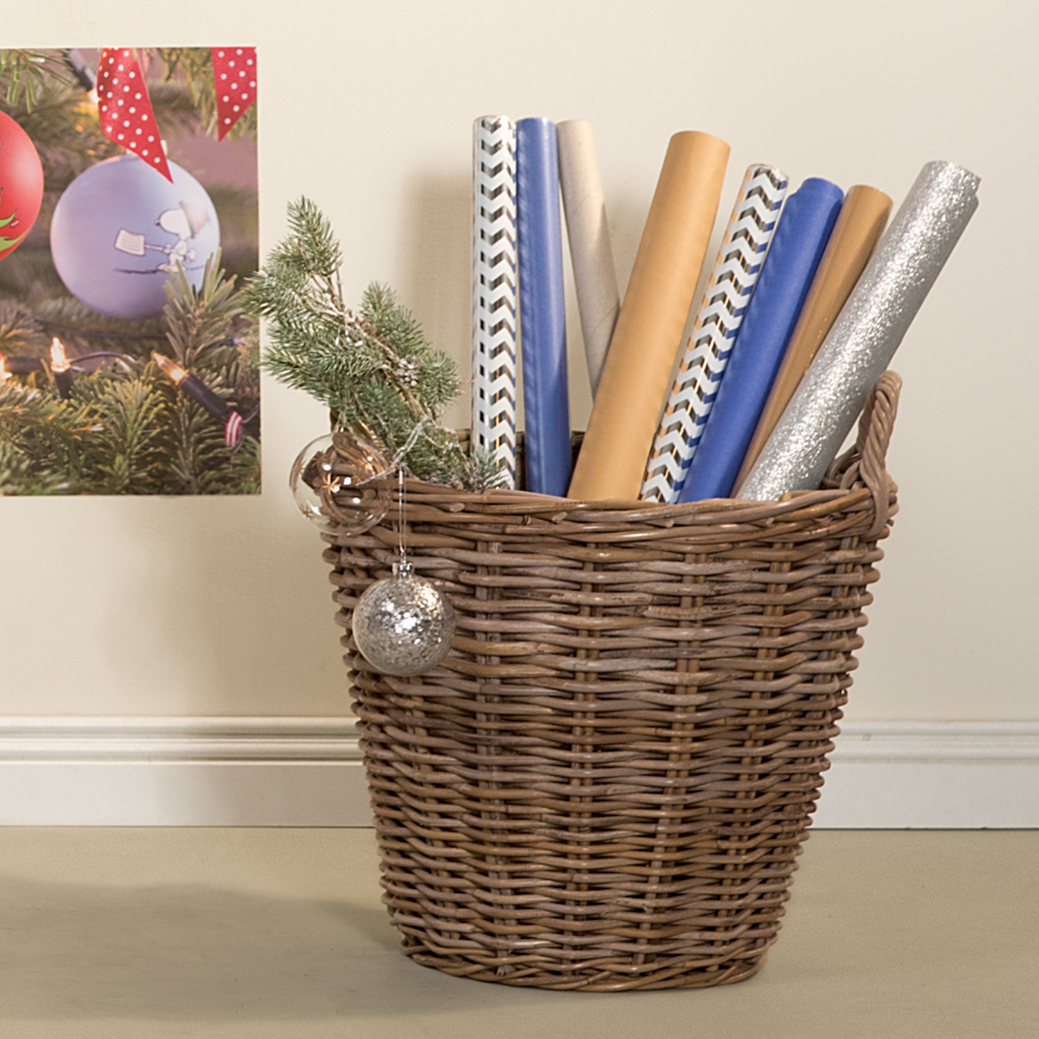 MOSES cos ratan H40cm Ø45cm