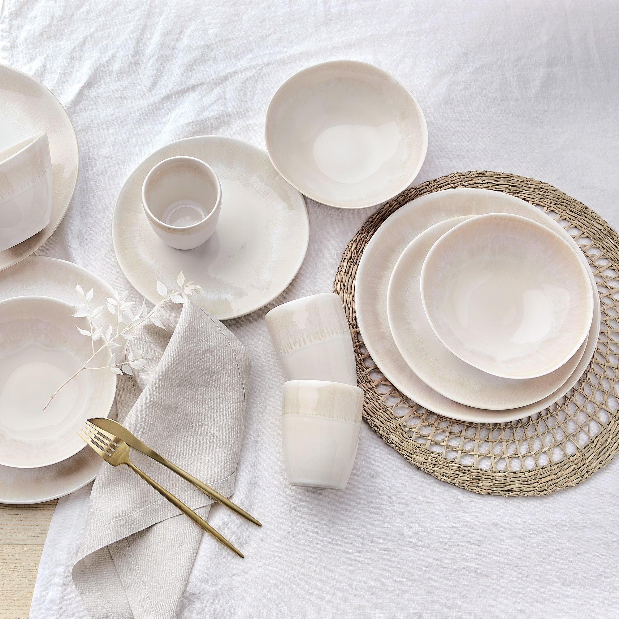 ATLANTIS farfurie pentru cina Ø28 cm, bej