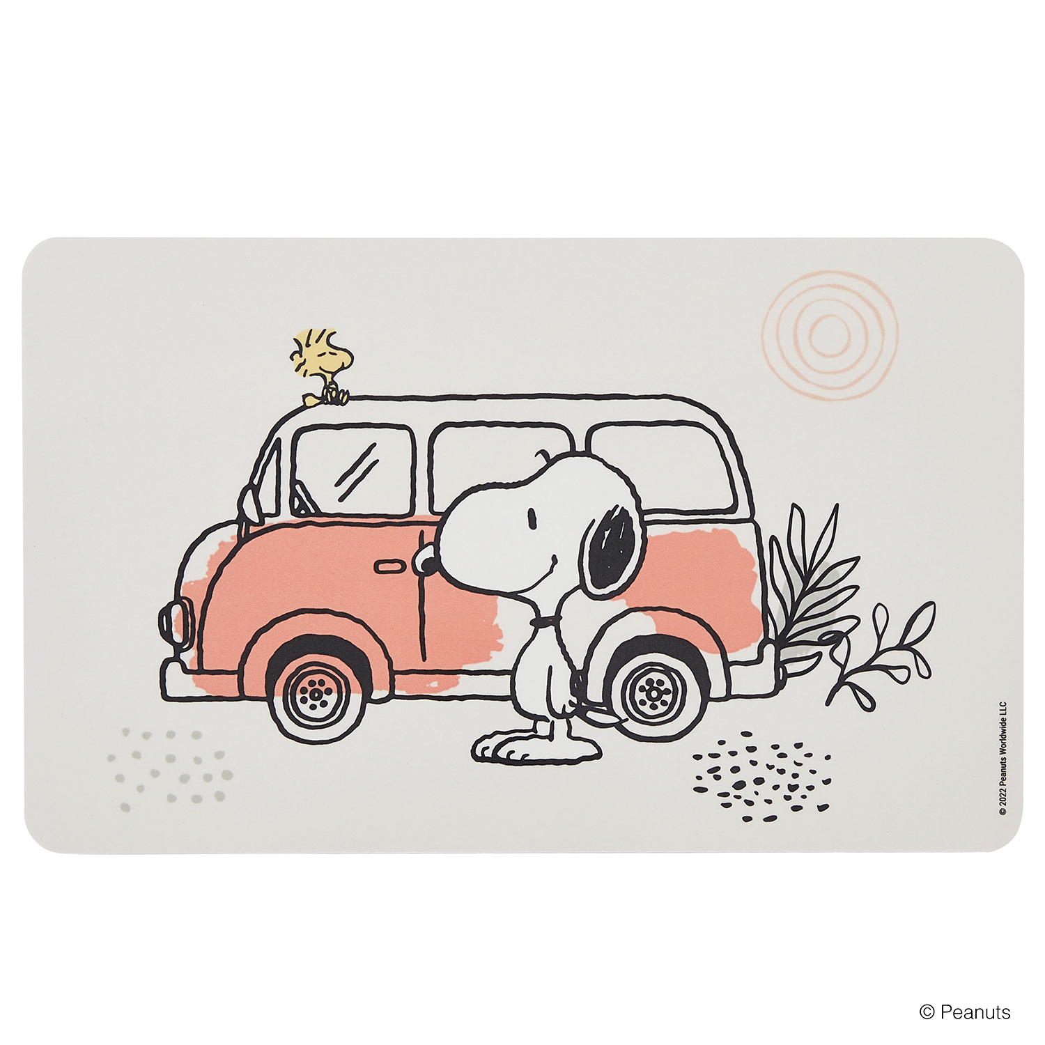 PEANUTS tocator pentru mic dejun - Snoopy bus