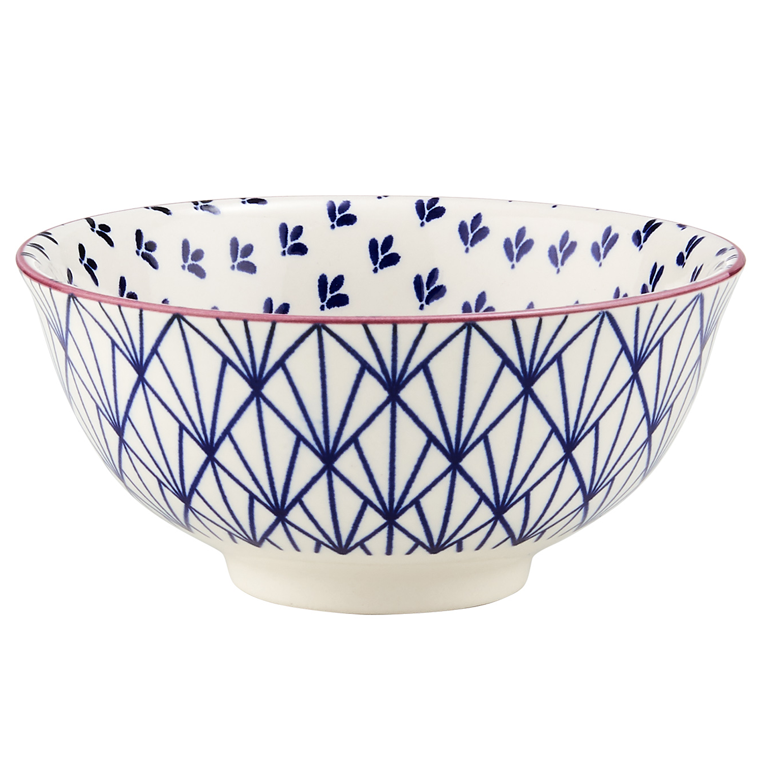 ORNAMENTS bol 240 ml, albastru