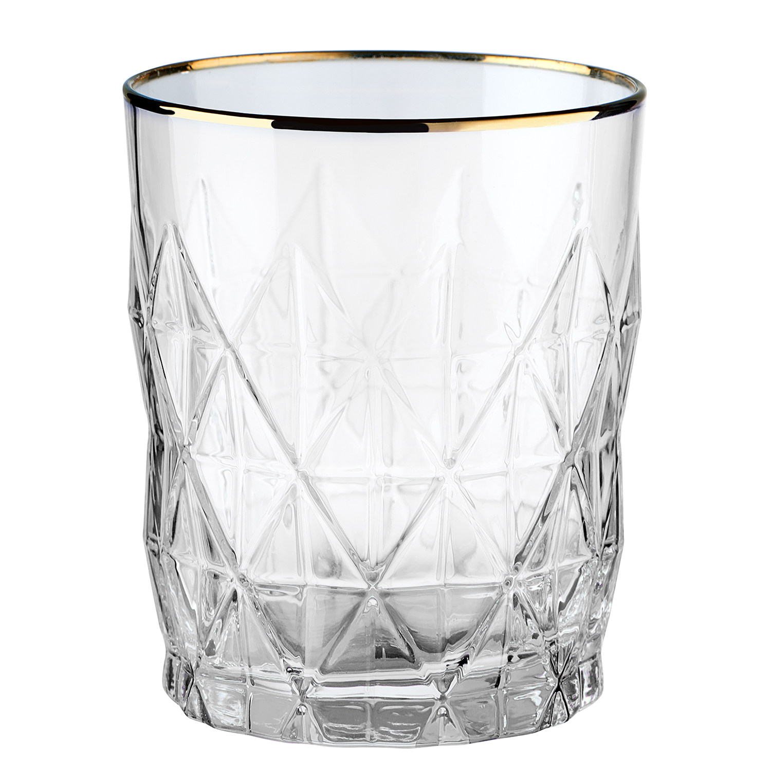 UPSCALE pahar cu margine aurie 345ml