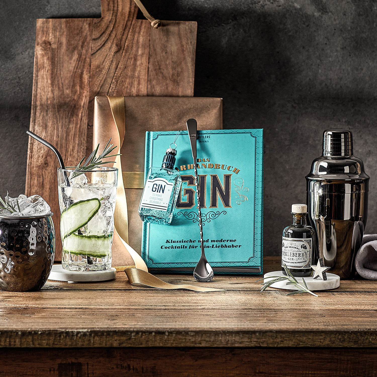 MANHATTAN lingura de bar, gri-metalizat